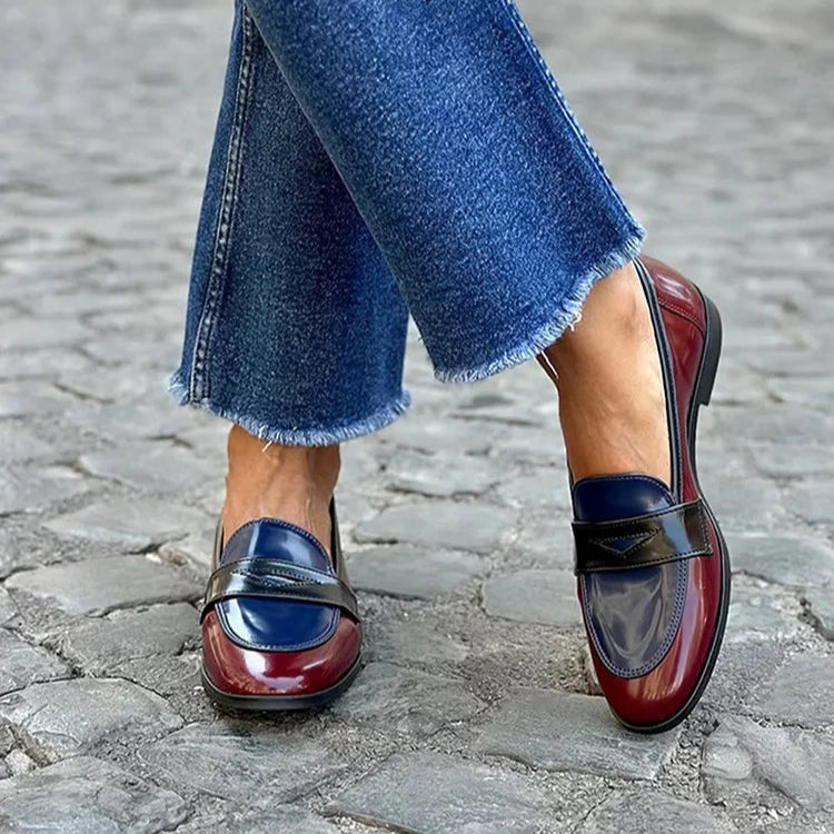 Shiny Tricolor Loafer