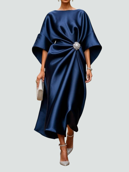 Lona™ Elegant Long Satin Dress 