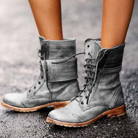 Rowena | Women's Vintage Lace Up Boots