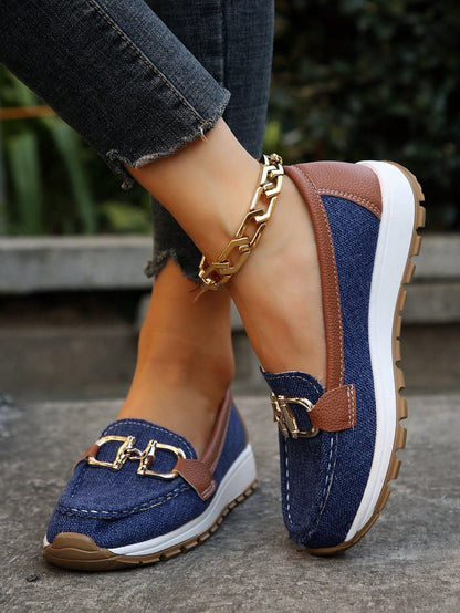 Annie - Flat Buckle Loafers