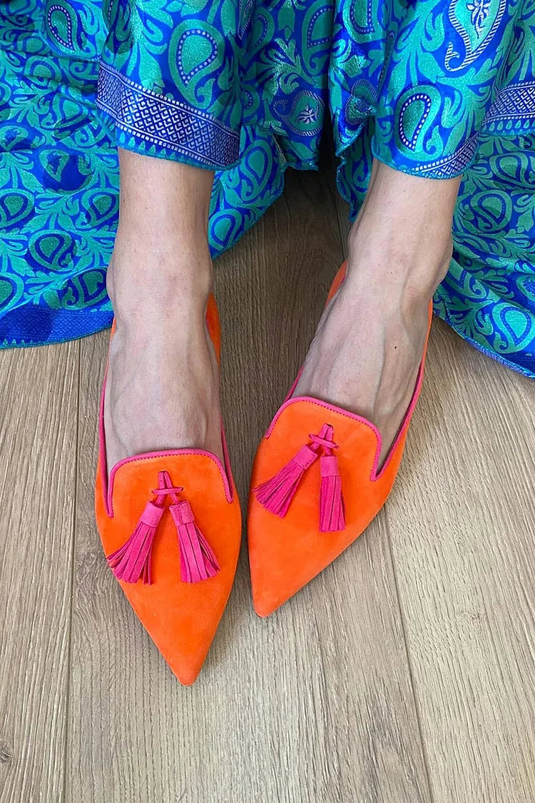 Loafer with elegant tassels