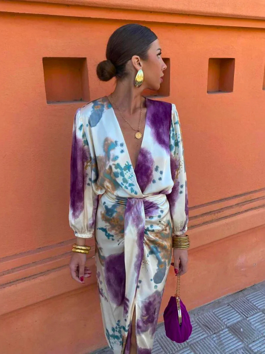 Elara™ | Two-Piece Midi Dress 