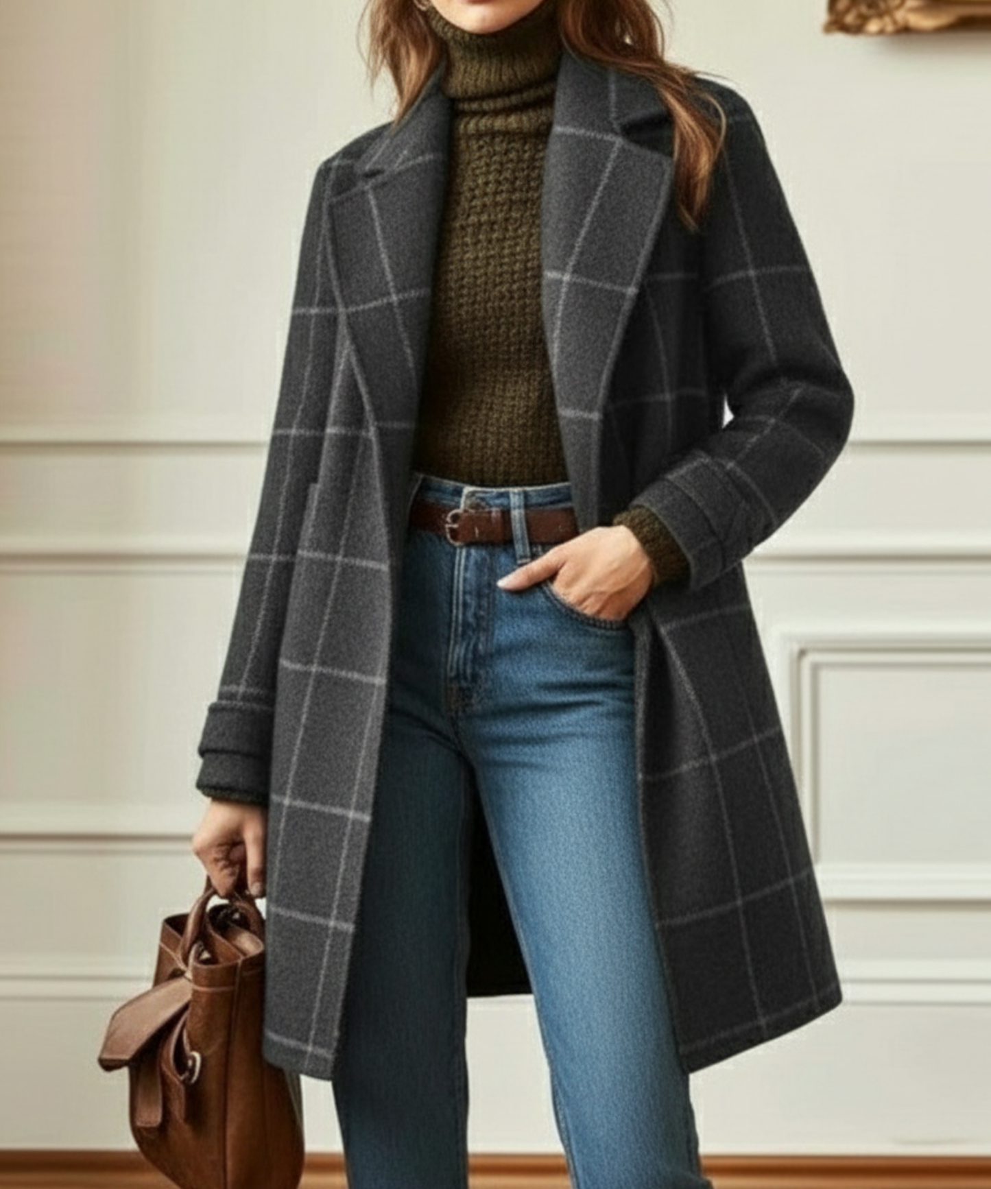 Cambridge Wool Check Coat