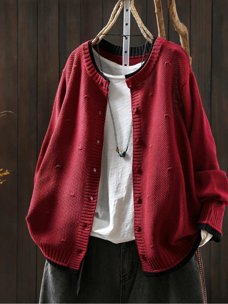Isolde™ - Textured Cardigan 