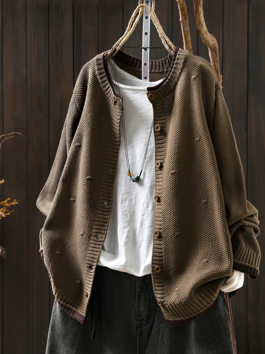 Isolde™ - Textured Cardigan 