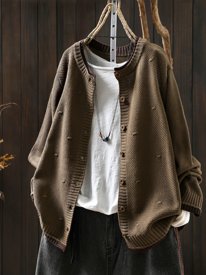 Isolde™ - Textured Cardigan 