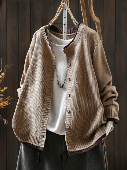 Isolde™ - Textured Cardigan 