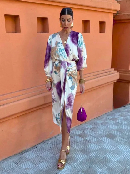 Elara™ | Two-Piece Midi Dress 