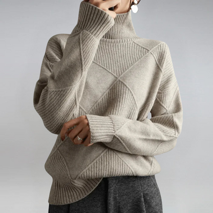 Lauren | Luxury Cashmere Turtleneck Sweater