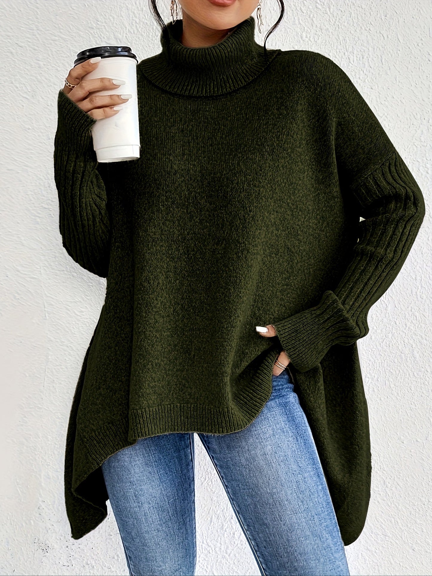 Isla | Oversized Turtleneck Sweater 