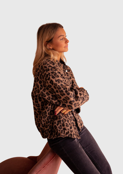 Elodie | Stylish Leopard Print Jacket
