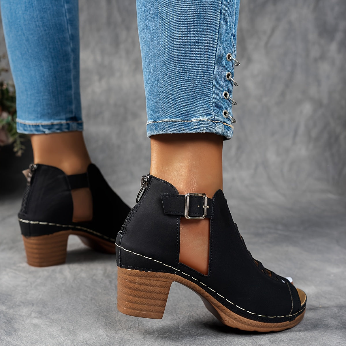 Nessa™ Lattice-Heel Sandals 