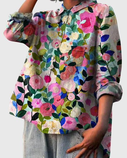 Valeria™ - Floral Print Blouse