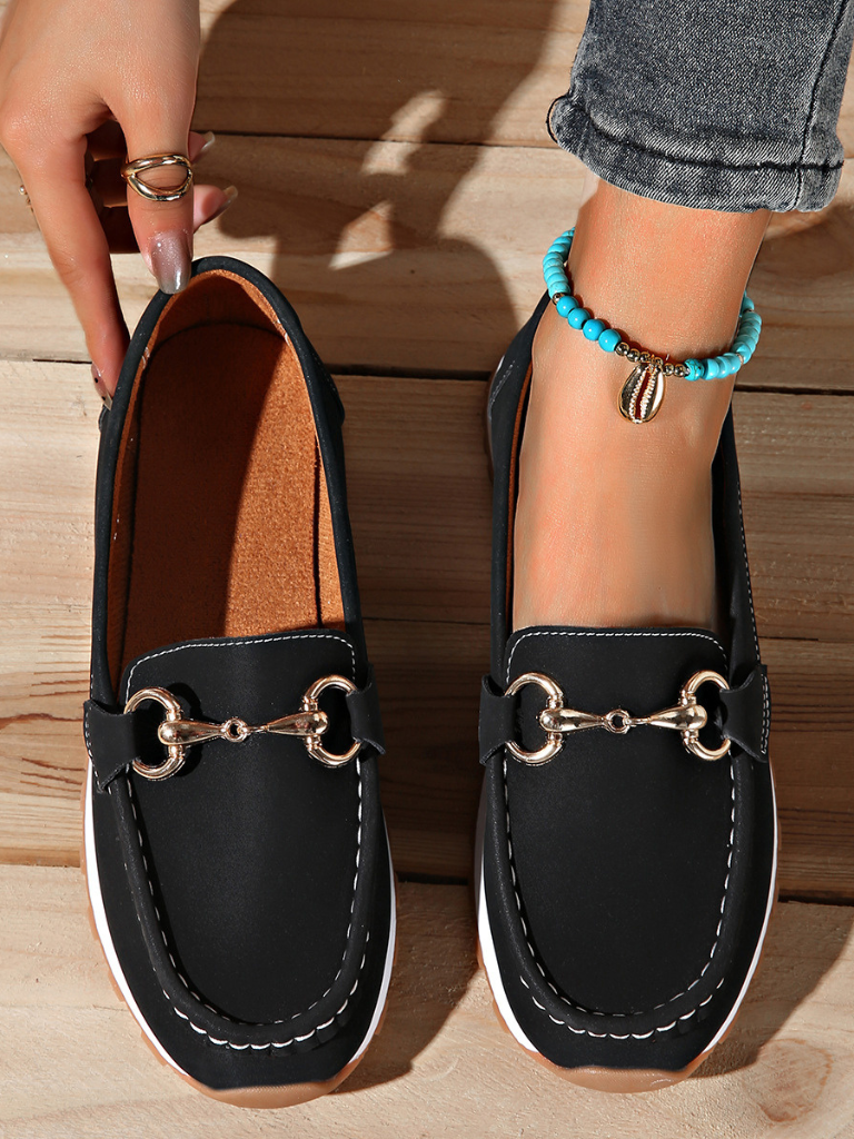 ISLA CHAIN ​​DETAIL LOAFERS