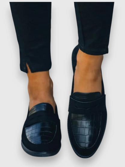 AVA CROC DETAIL ORTHOPEDIC LOAFERS