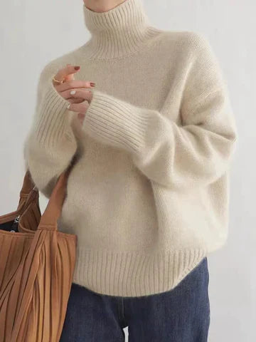 Amaya | Luxury Cashmere Turtleneck Sweater