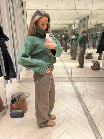 Elly - High Neck Coat