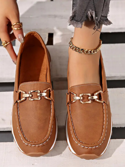 ISLA CHAIN ​​DETAIL LOAFERS