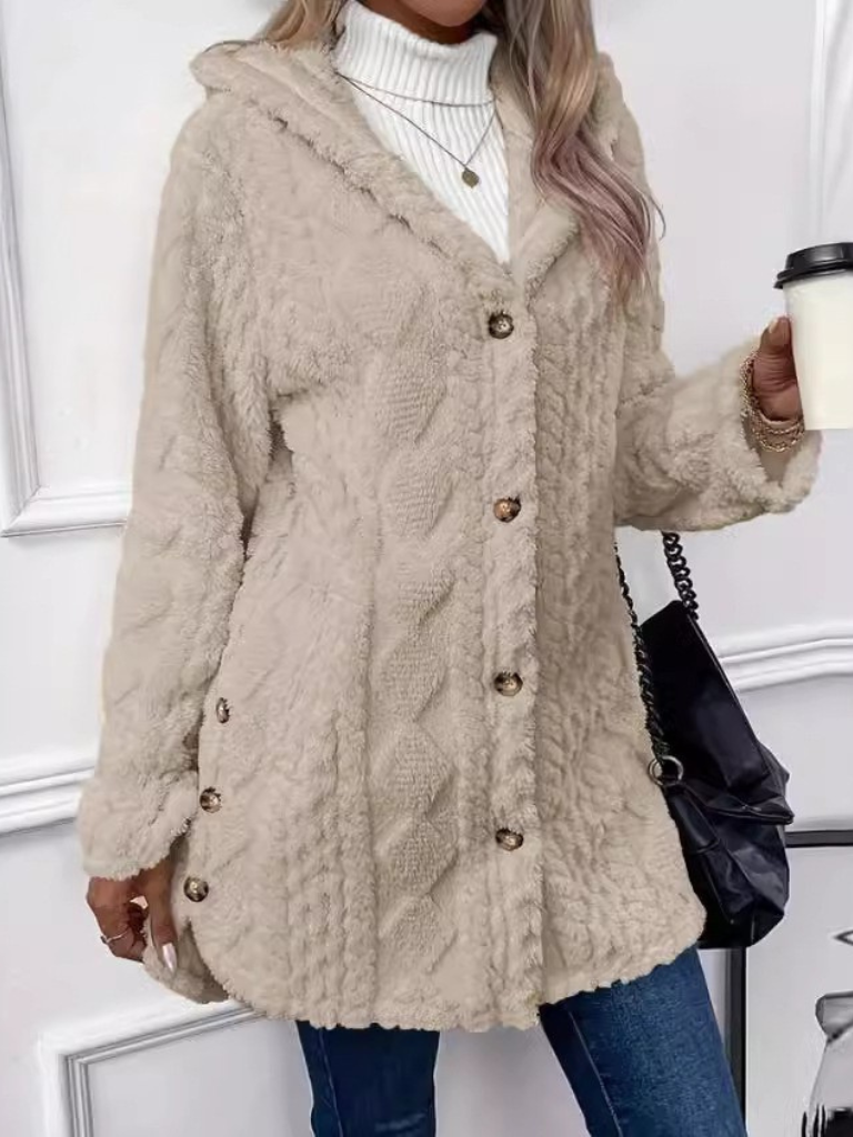 LAURA HOODED CARDIGAN JACKET 