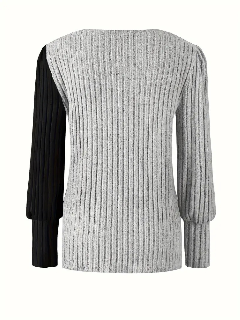 KAIA CASUAL KNIT LONGSLEEVE 