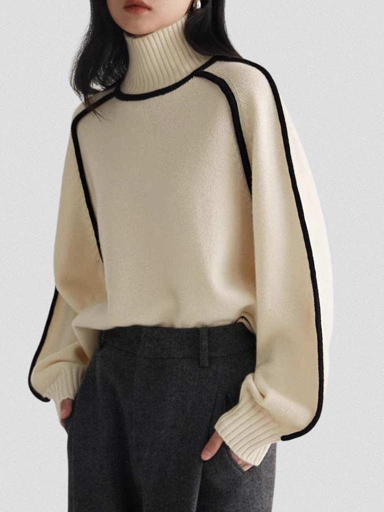 ELOISE CONTRAST SWEATER