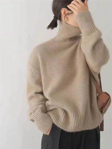 Amaya | Luxury Cashmere Turtleneck Sweater