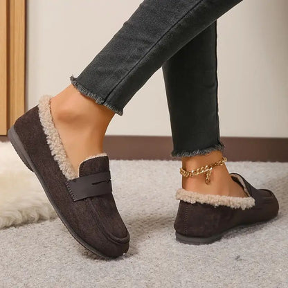 Aria Comfy Fur Loafers