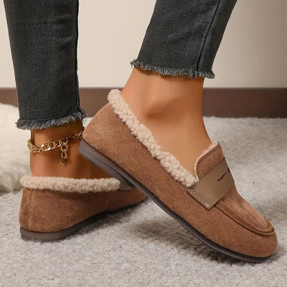 Aria Comfy Fur Loafers