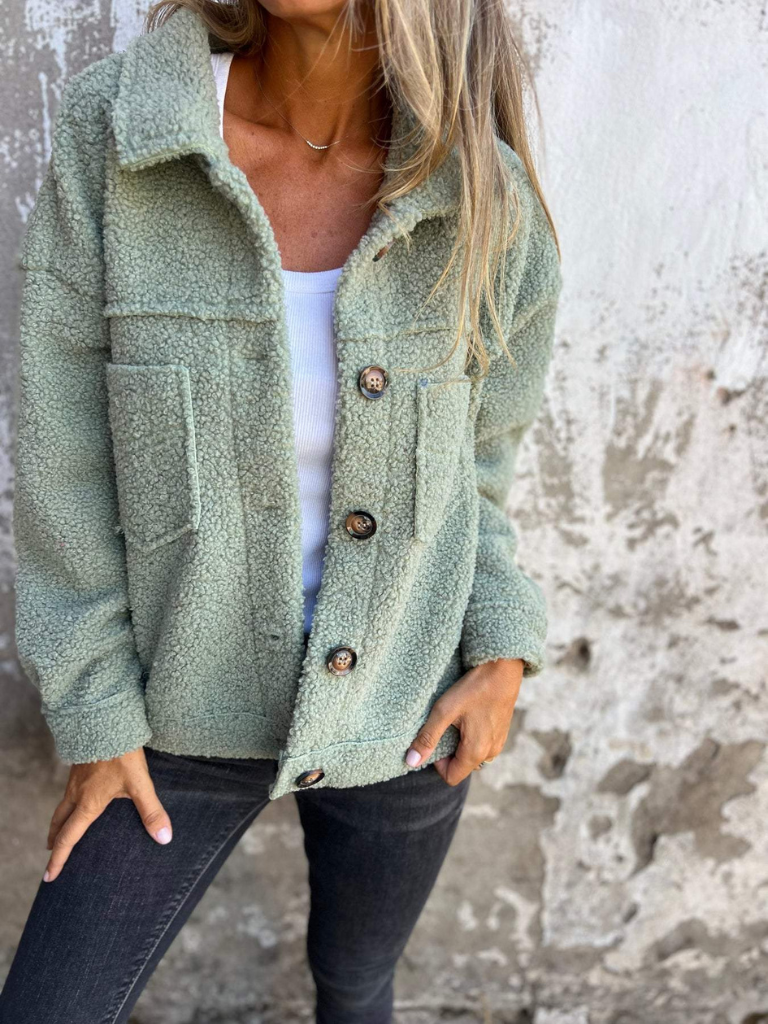 SANDRA COZY SHERPA JACKET