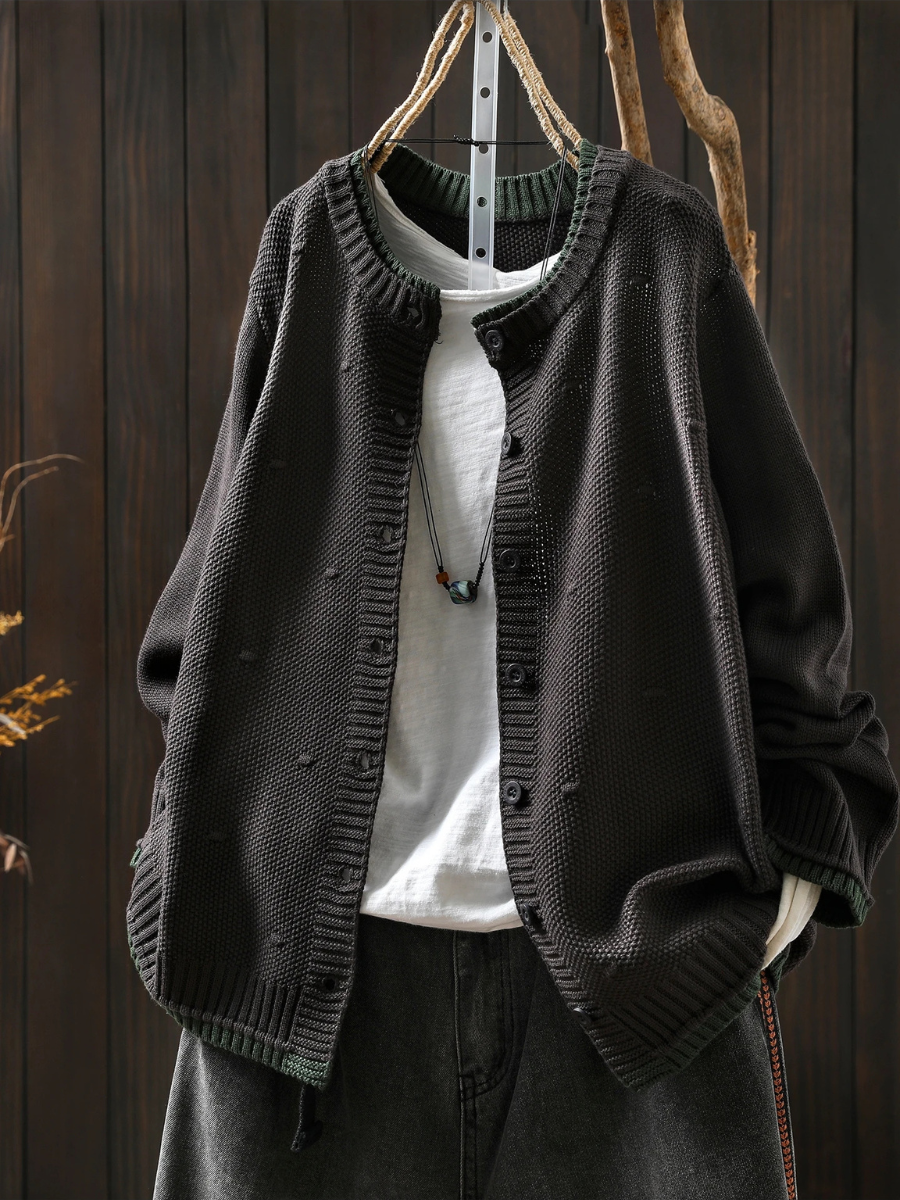 Isolde™ - Textured Cardigan 