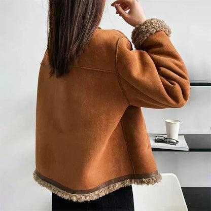 ANNA | BUTTONED SHEEPSKIN JACKET