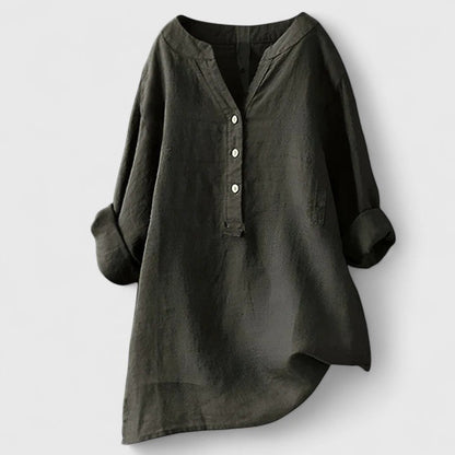 Larienne | Elegant Button-Front Shirt