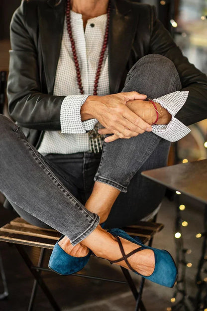 Amber | Elegant Strap Mid Heels