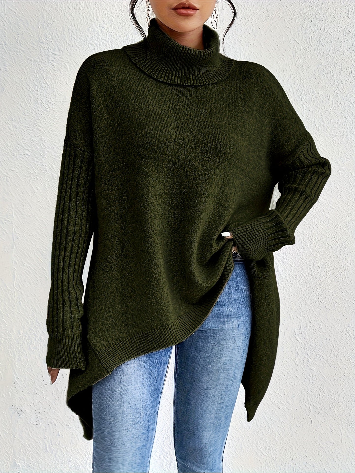 Isla | Oversized Turtleneck Sweater 