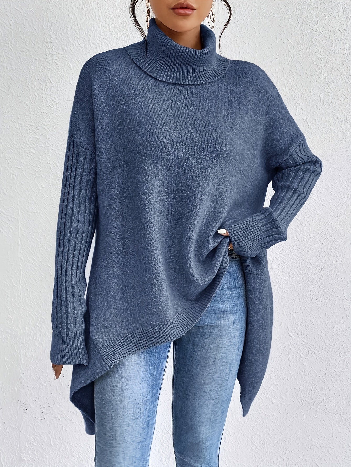 Isla | Oversized Turtleneck Sweater 