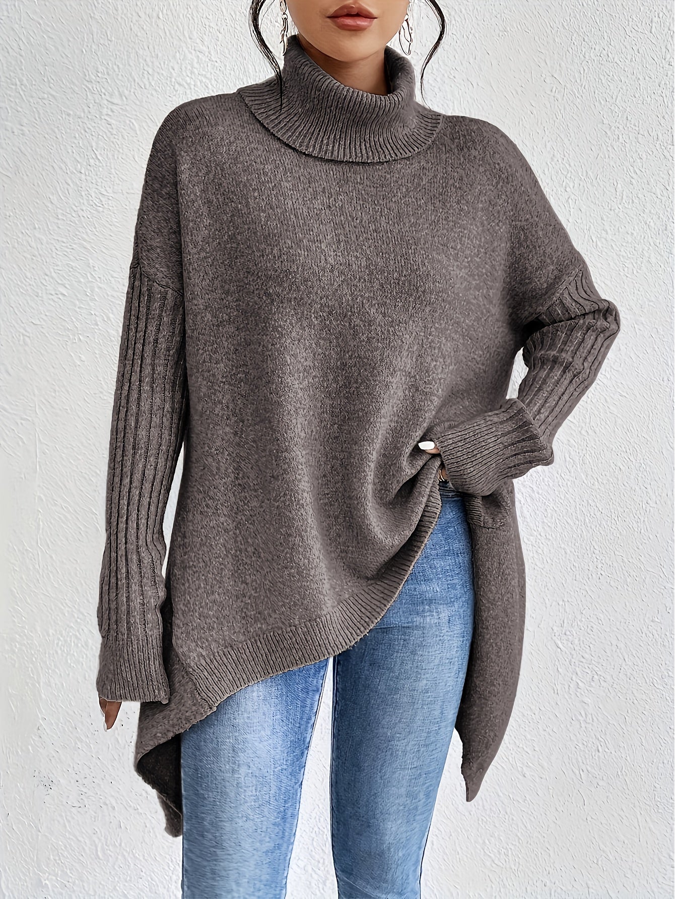 Isla | Oversized Turtleneck Sweater 