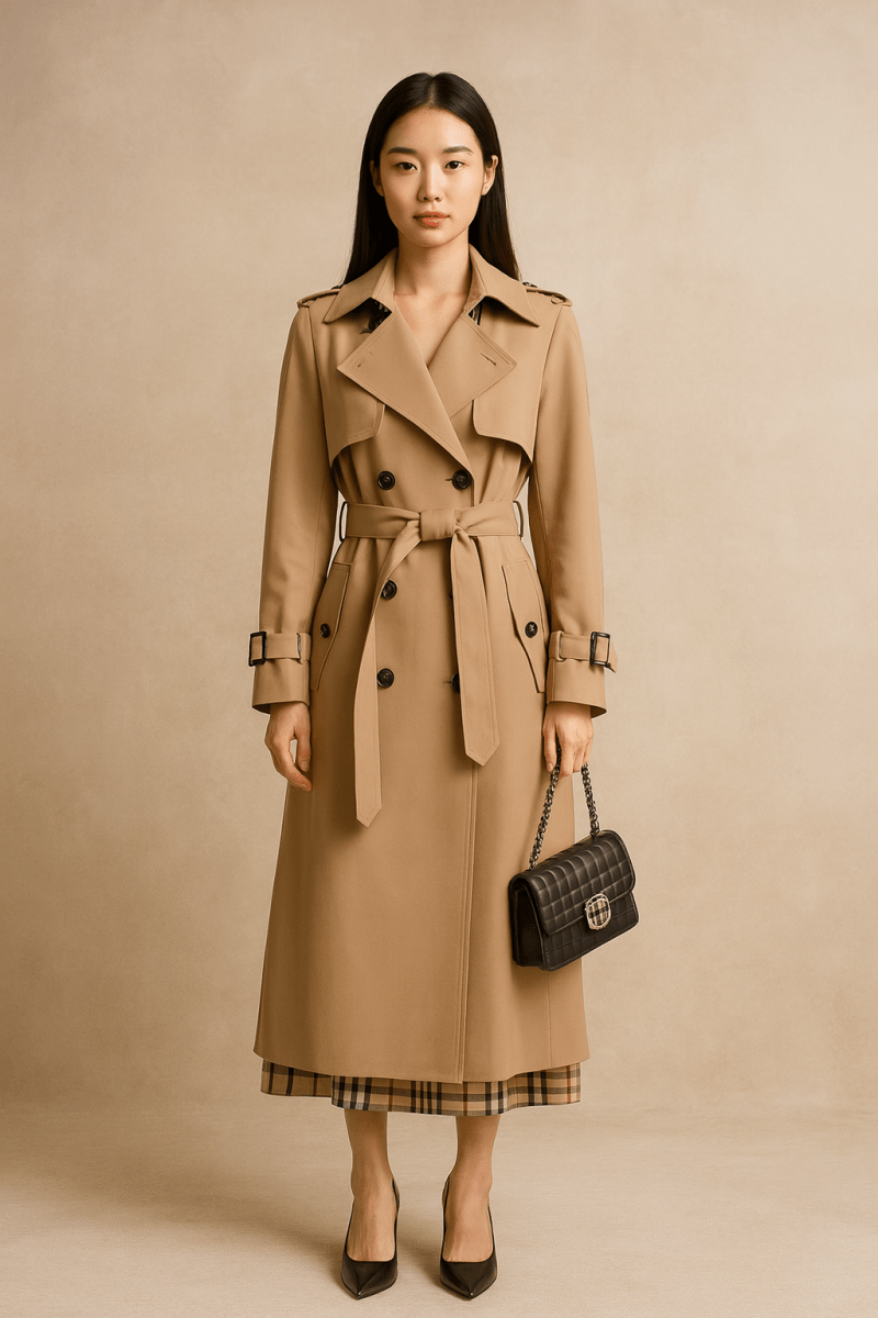 EMILY | STYLISH TRENCH COAT 