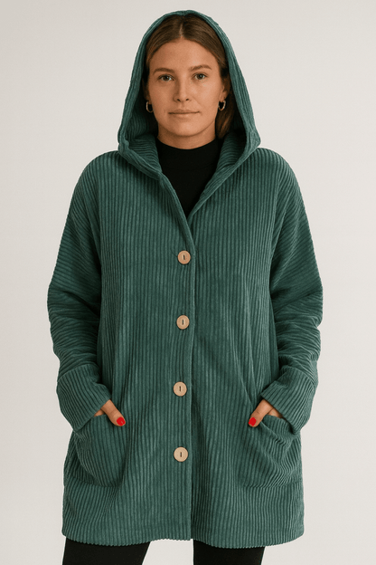 INDIA | CORDUROY HOODED JACKET