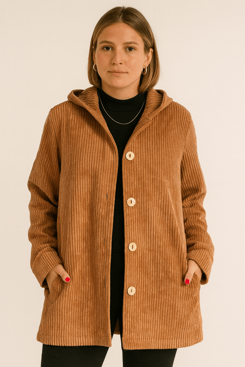 INDIA | CORDUROY HOODED JACKET