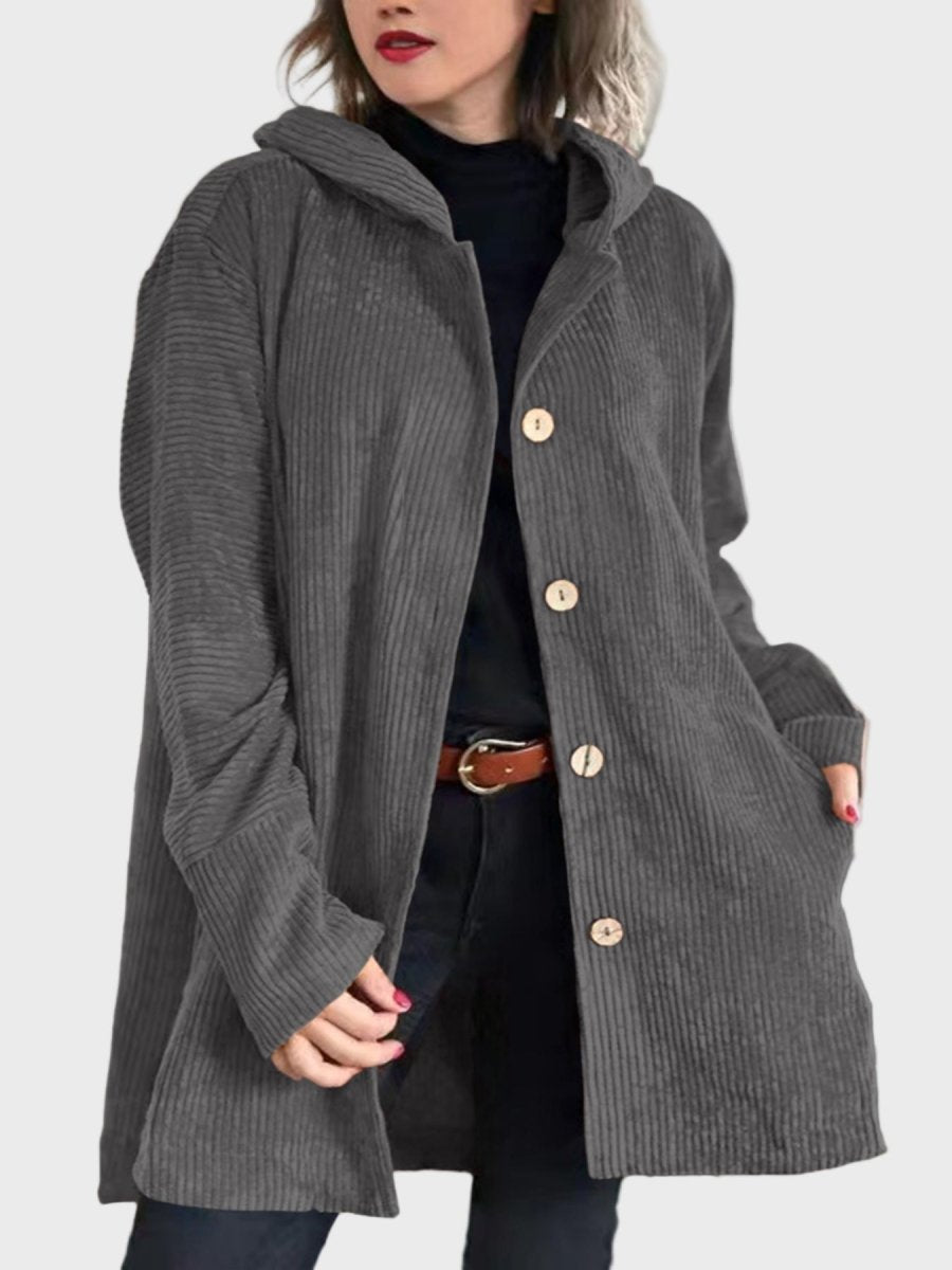 INDIA | CORDUROY HOODED JACKET
