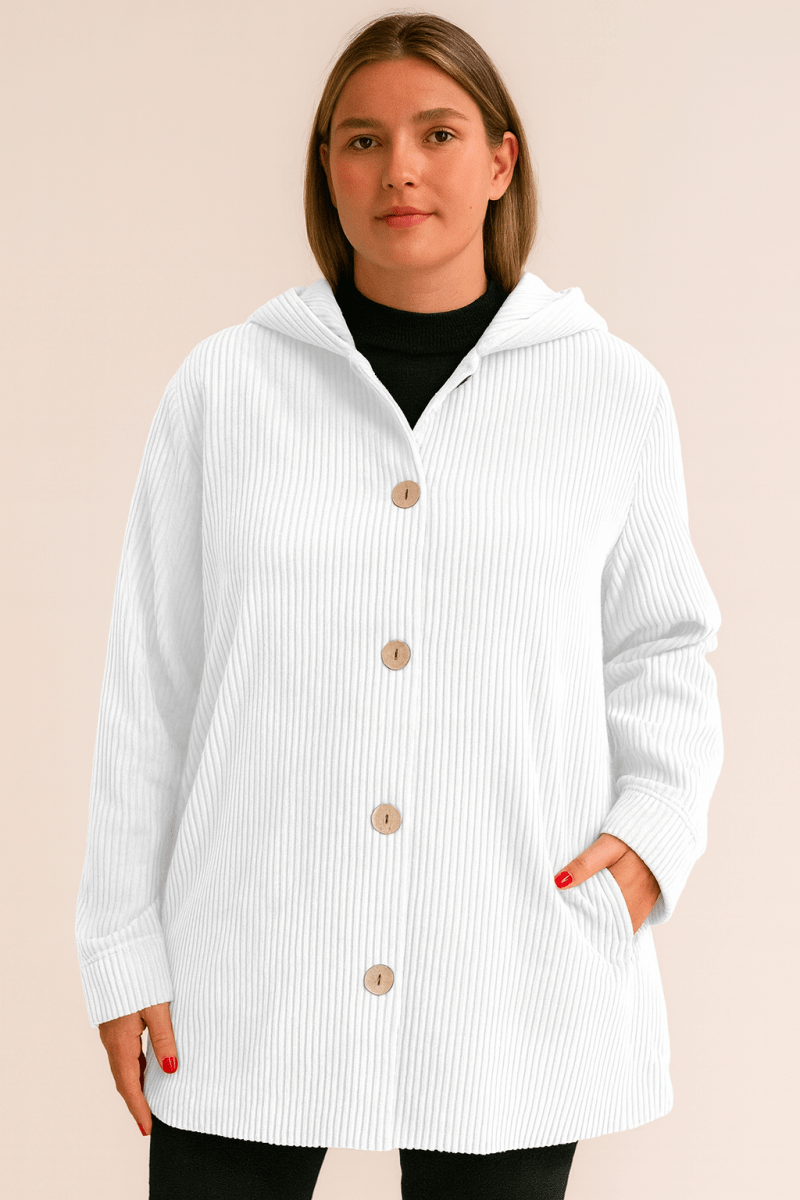 INDIA | CORDUROY HOODED JACKET