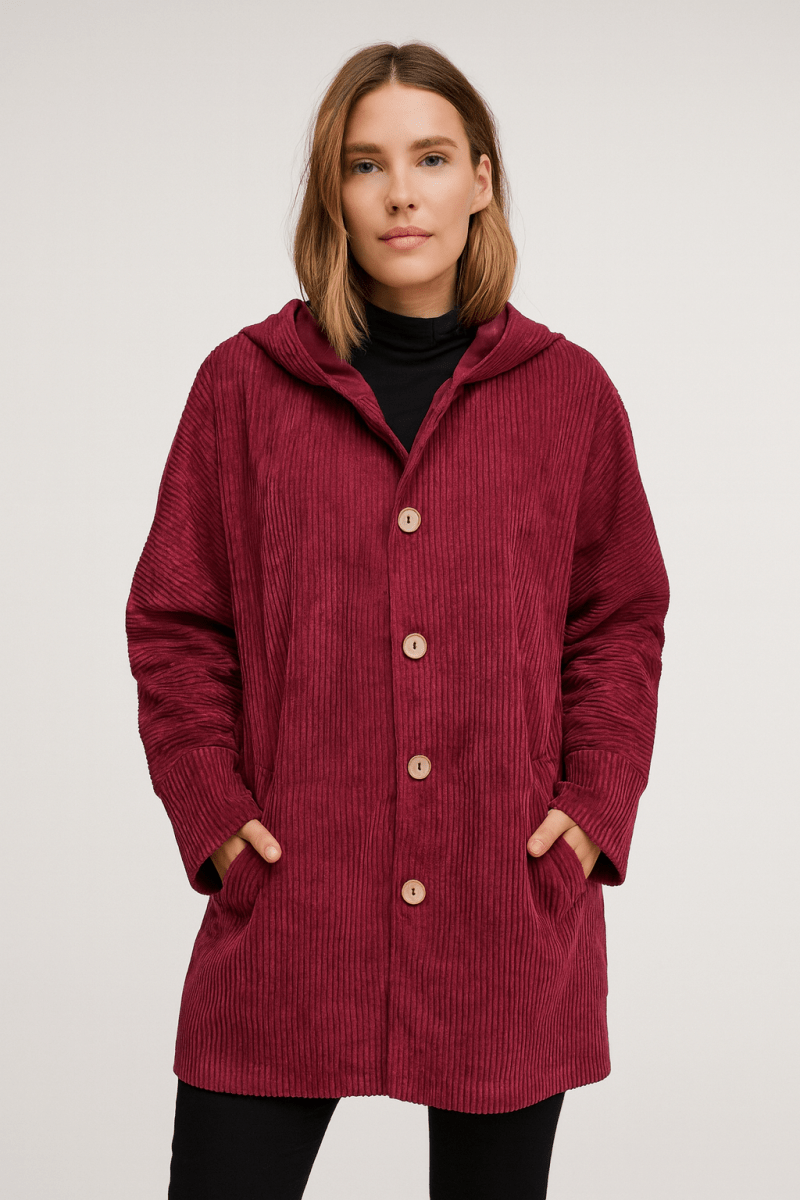 INDIA | CORDUROY HOODED JACKET