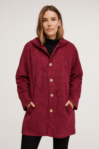INDIA | CORDUROY HOODED JACKET