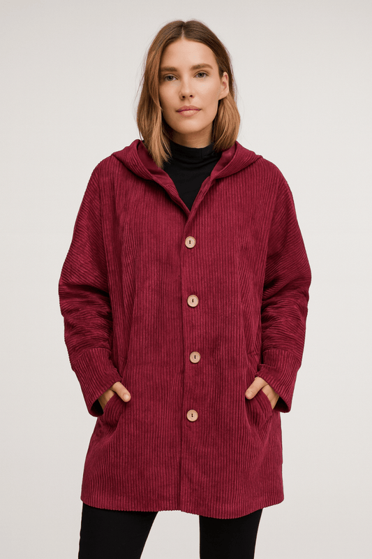 INDIA | CORDUROY HOODED JACKET