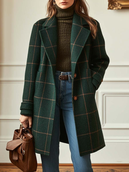Cambridge Wool Check Coat