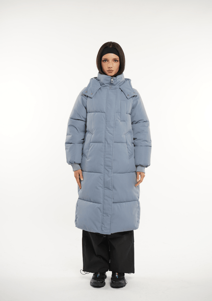 LUNA | HOODED LONG PUFFER JACKET