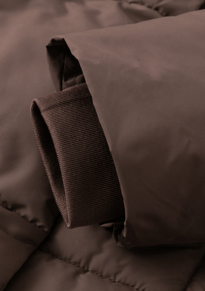 NOVA | MID LENGTH BELTED PUFFER JACKET 