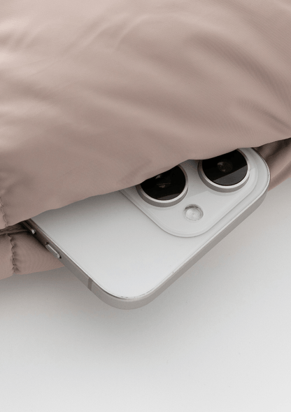 NOVA | MID LENGTH BELTED PUFFER JACKET 