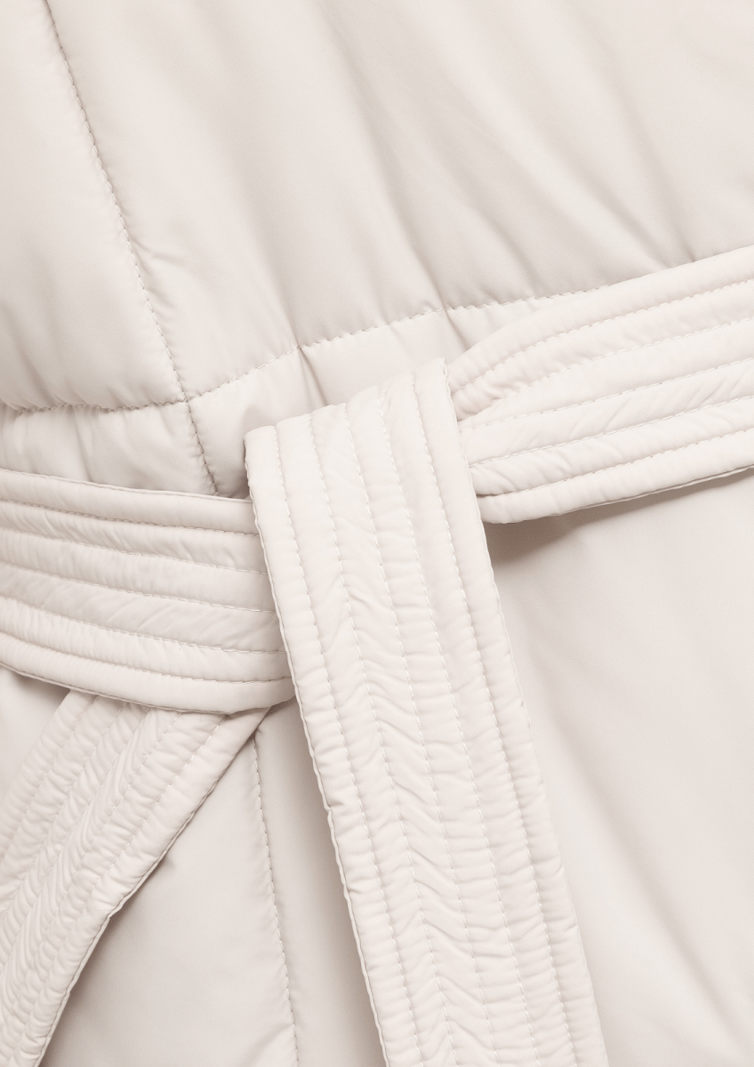 NOVA | MID LENGTH BELTED PUFFER JACKET 