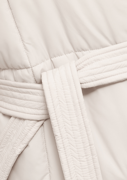 NOVA | MID LENGTH BELTED PUFFER JACKET 